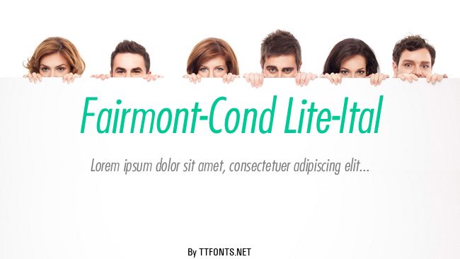 Fairmont-Cond Lite-Ital example